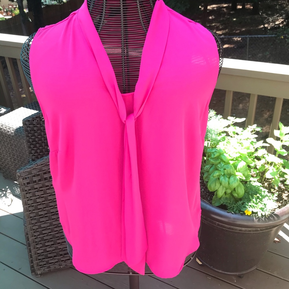 Summertime | Self Tie Neck Shell {NWT}